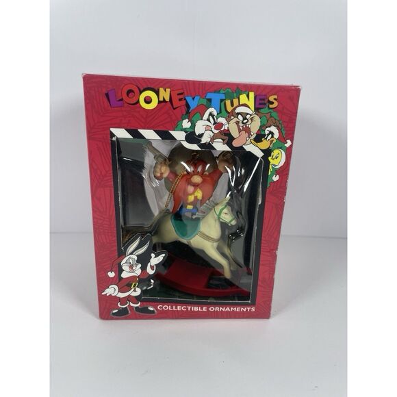 Matrix Looney Tunes YOSEMITE SAM Ornament 1996 In Original Box - Picture 1 of 4